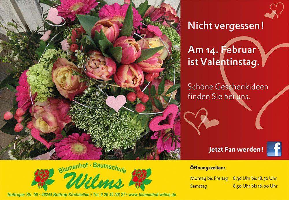 Am 14. Februar ist Valentinstag