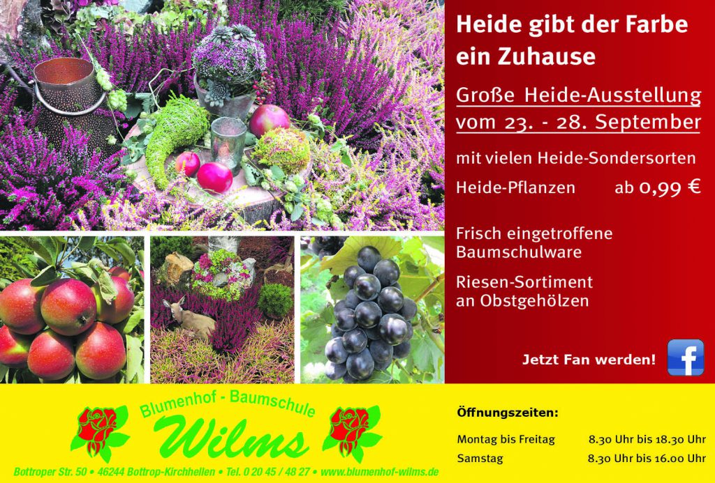 23. -28.9.2019 Große Heide- Ausstellung