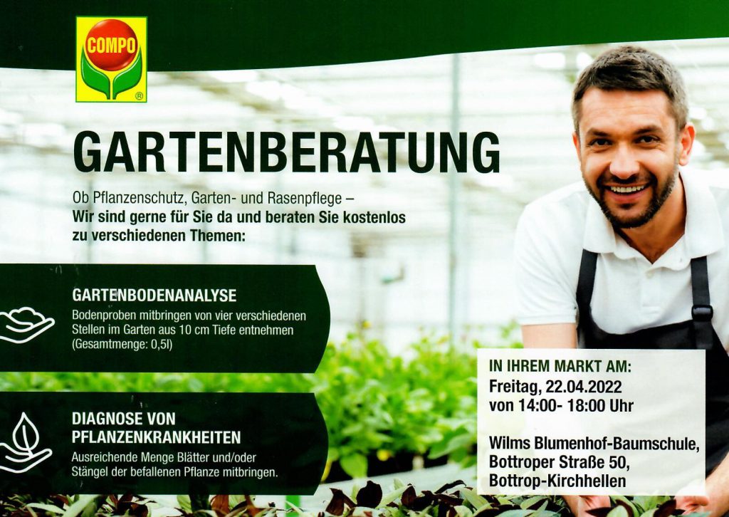 Compo Gartenberatung am 22.04.2022