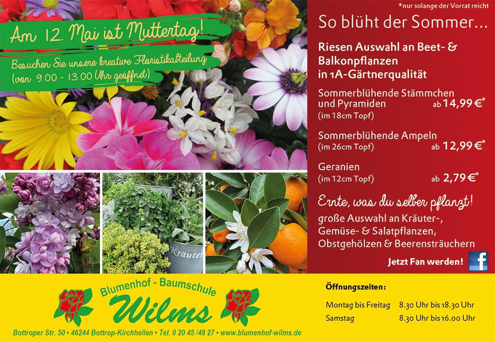 Am 12. Mai ist Muttertag