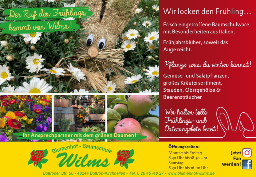 Der Ruf des Frühlings kommt von Wilms